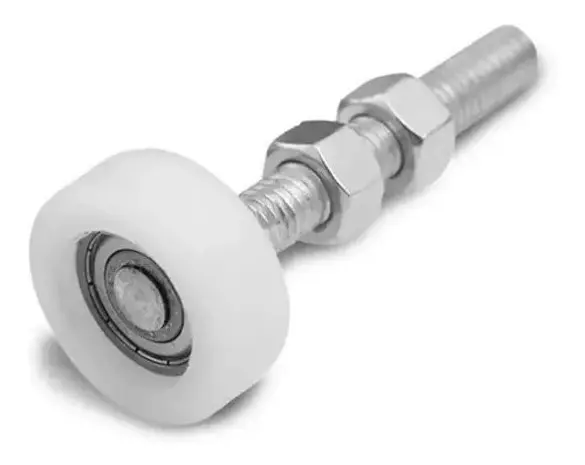 4 Roldanas Guia Superior Portão Deslizante 42mm Aço/nylon