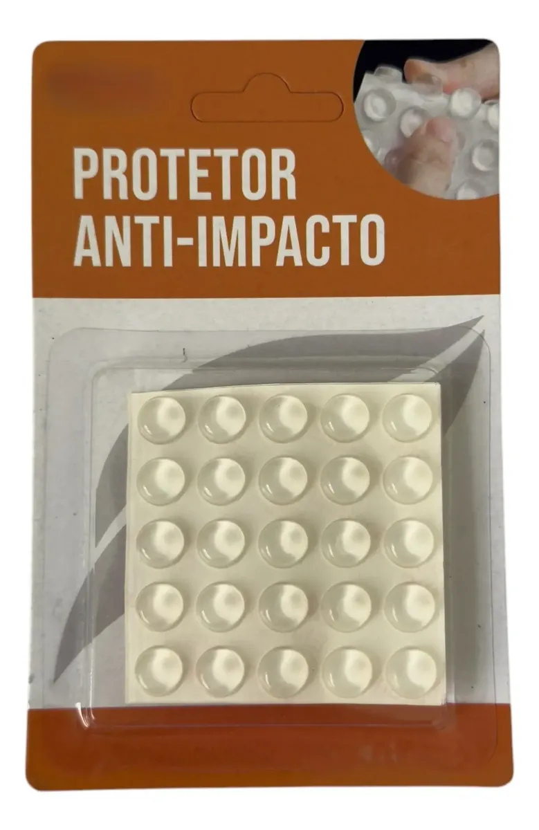 25 Protetor Gota Silicone Anti-impacto Adesivo Bolinha 10mm