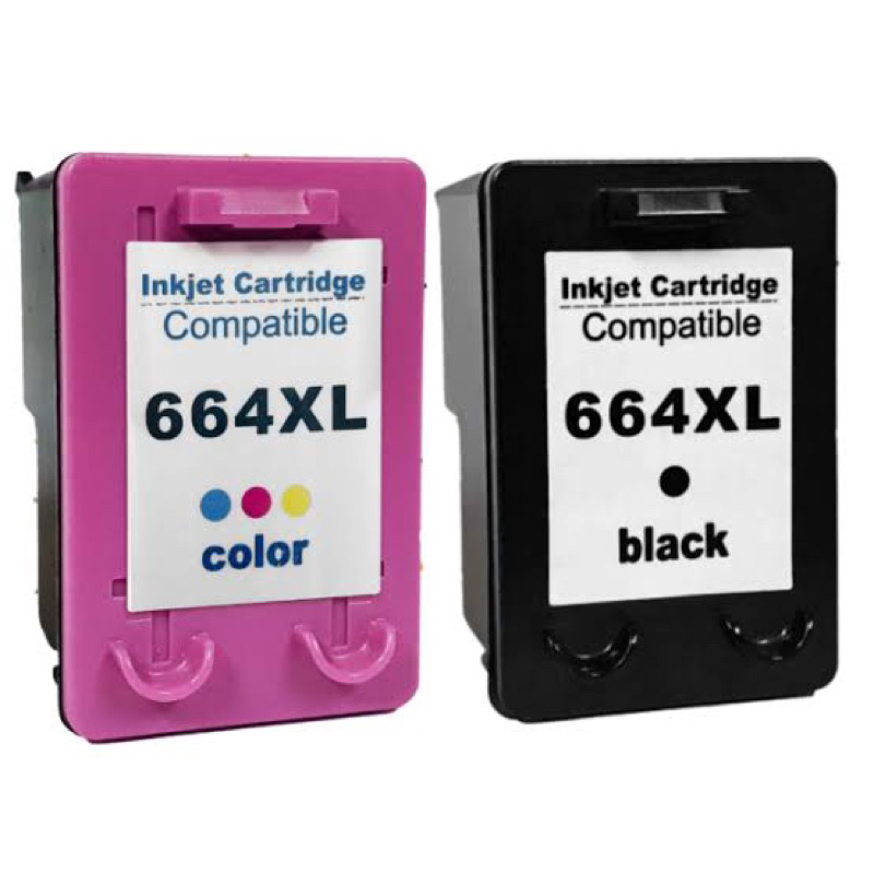 Kit Cartucho HP 664 XL (Colorido e Preto)