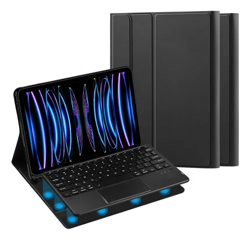 Capa p/ iPad 7ª 8ª 9ª 10.2/10.5 c/ Caneta e Teclado