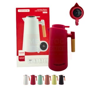 Jarra Térmica c/Temperatura Tomate -  AK-1022
